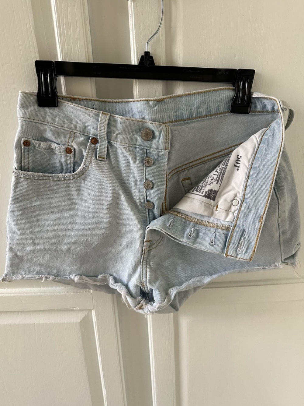 Levi’s 501 Light Wash High-Rise Button-Fly Women's Shorts